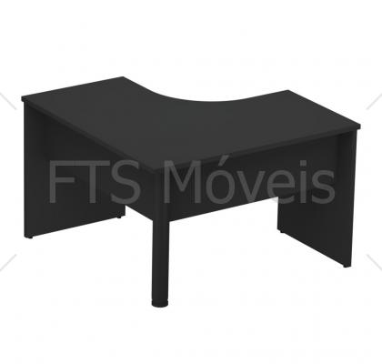 MESA ANGULAR PÉ PAINEL M25 PRETO