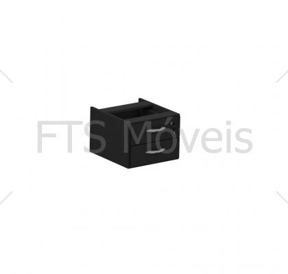 GAVETEIRO SUSPENSO M15 PRETO