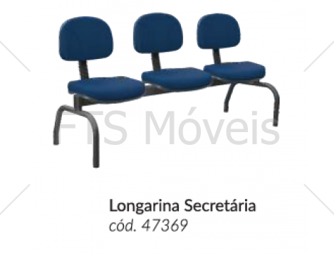 Longarina Plaxmetal Operativa Secretária 51014