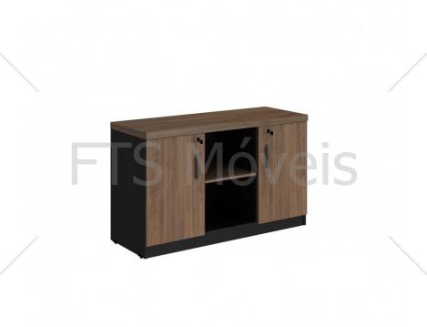 Balcão Com Portas Gebb Work Start 1273 2 portas e nicho (credenza)