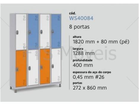 Roupeiro W3 Aço RSPL-8