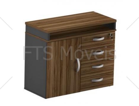 Balcão Com Portas Maranello M25 Porta/Gavetas
