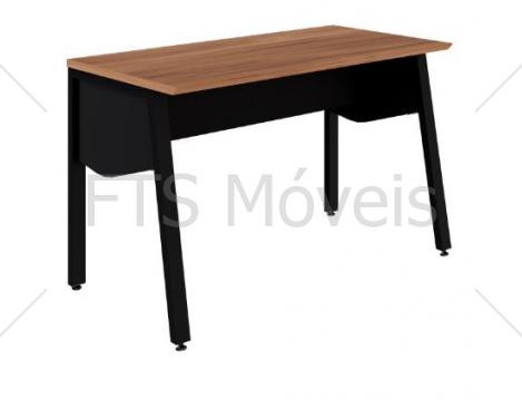 Mesa De Trabalho Reta Gebb Work Versa pé cavalete