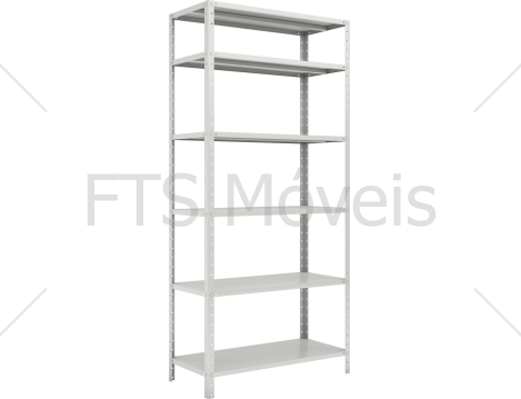Linha Aço Estante W3 Aço 2400x900x 400 diversas capacidades de peso (ver)