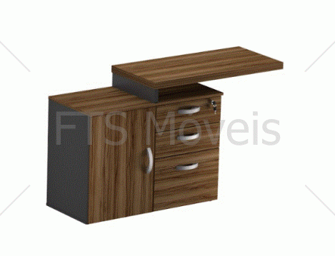 Mesa Auxiliar Maranello M40 auxiliar balcão portas e gavetas